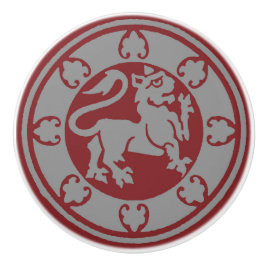 Pomo De Cerámica León medieval