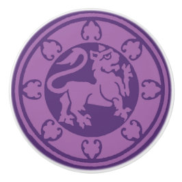 Pomo De Cerámica León medieval