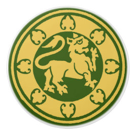 Pomo De Cerámica León medieval