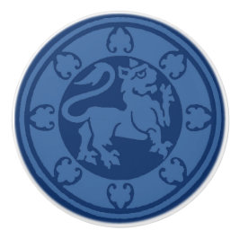 Pomo De Cerámica León medieval