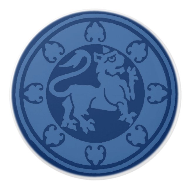 Pomo De Cerámica León medieval (Anverso)