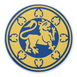 Pomo De Cerámica León medieval