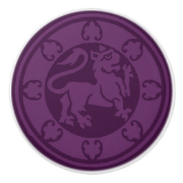 Pomo De Cerámica León medieval