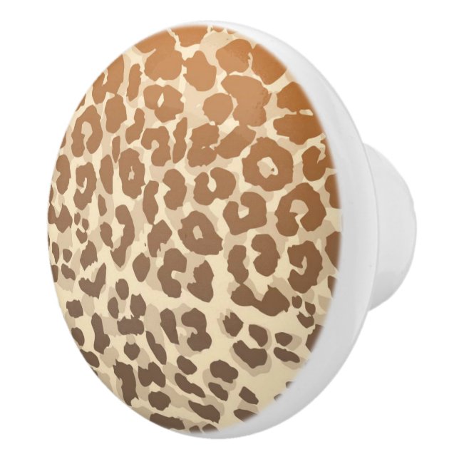 Pomo De Cerámica Leopard Print Ceramic Cabinet Knob (Derecha)