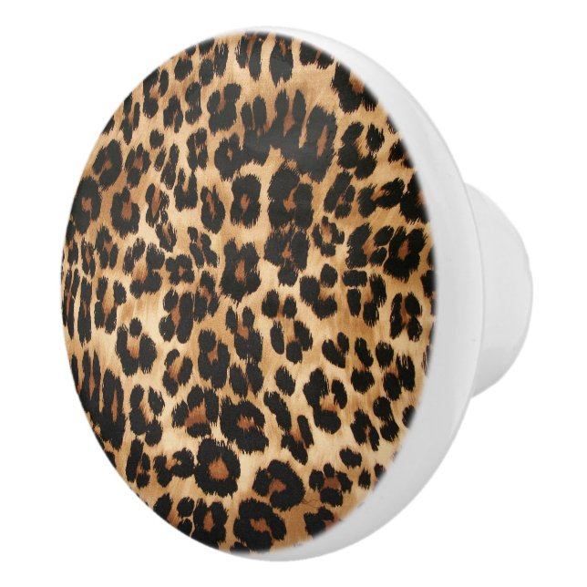 Pomo De Cerámica Leopard Print Ceramic Cabinet Knob (Derecha)