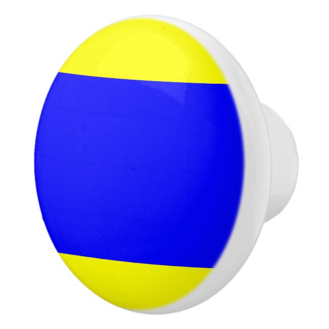 Pomo De Cerámica Letra náutica de código de Rótulo letra D Delta (Derecha)