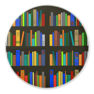 Pomo De Cerámica Libros Librerías Diseñar Knob de cerámica