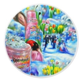 Pomo De Cerámica Lilly