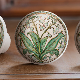Pomo De Cerámica Lily del Valle Serenity Ceramic Knob Pull
