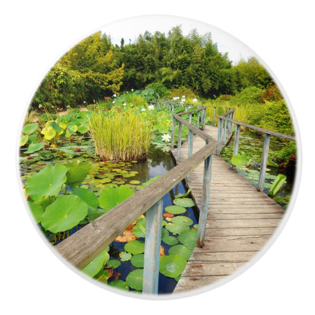 Pomo De Cerámica Lily Pond Ceramic Knob (Anverso)