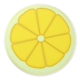 Pomo De Cerámica Limón