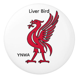 Pomo De Cerámica Liver Bird YNWA Personalizado