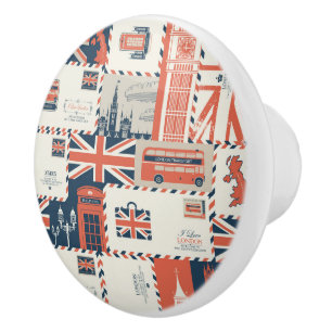 Pomo De Cerámica London Post Knob