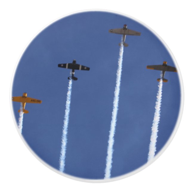 Pomo De Cerámica Los Knobs de los aviones de guerra (Anverso)