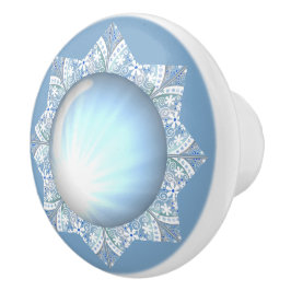 Pomo De Cerámica Lugar cerámico Azul claro