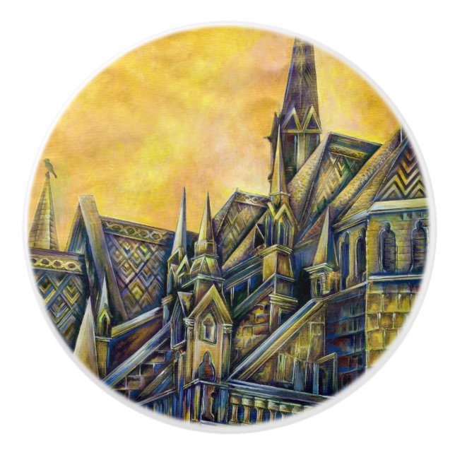 Pomo De Cerámica Lujuria en el espacio (Anverso)