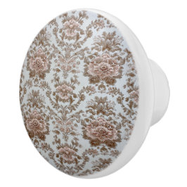 Pomo De Cerámica Luxury Vintage Imperial Floral