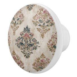 Pomo De Cerámica Luxury Vintage Imperial Floral