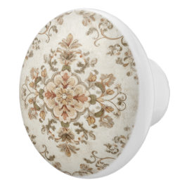 Pomo De Cerámica Luxury Vintage Imperial Floral
