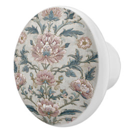 Pomo De Cerámica Luxury Vintage Imperial Floral