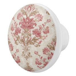 Pomo De Cerámica Luxury Vintage Imperial Floral