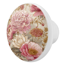Pomo De Cerámica Luxury Vintage Indira Floral