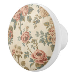 Pomo De Cerámica Luxury Vintage Indira Floral