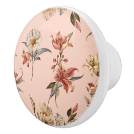 Pomo De Cerámica Luxury Vintage Indira Floral
