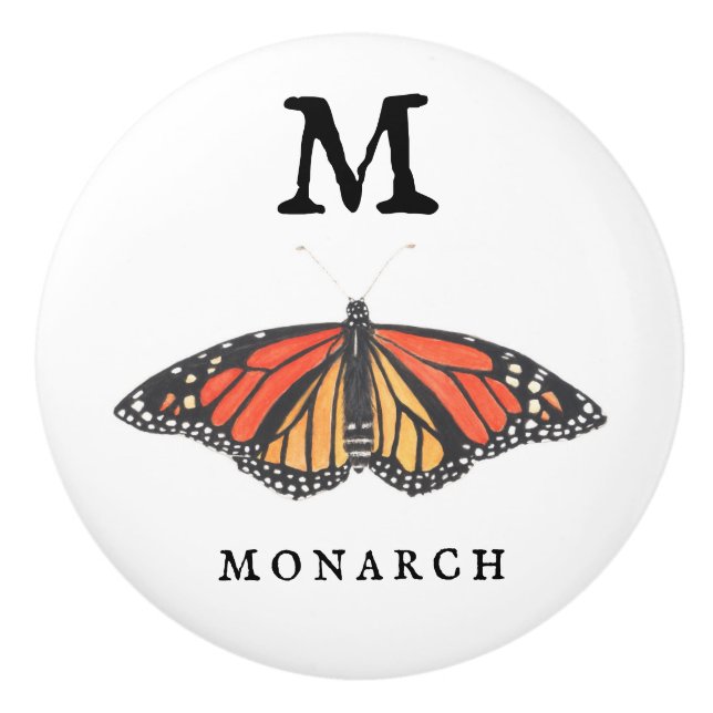 Pomo De Cerámica "M" para monarca (Anverso)