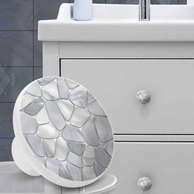 Pomo De Cerámica Madre de la perla - Collage de las células N17 (Subido por el creador)