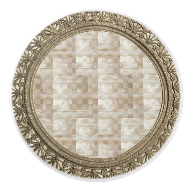 Pomo De Cerámica Madre de Perla (Anverso)