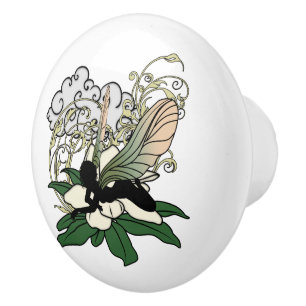Pomo De Cerámica Magnolia Shadow Fairy