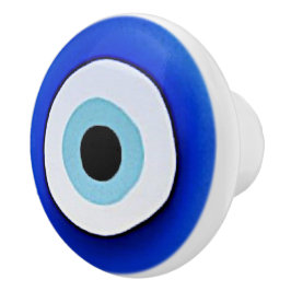 Pomo De Cerámica Maldad Maldad imprimida redondo cerámica blanco ti