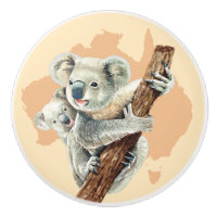Mamá y bebé de Koala