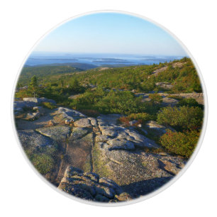 Pomo De Cerámica Mañana en la cima de la montaña Cadillac en Acadia