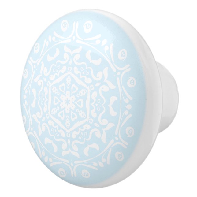 Pomo De Cerámica Mandala ártica (Derecha)