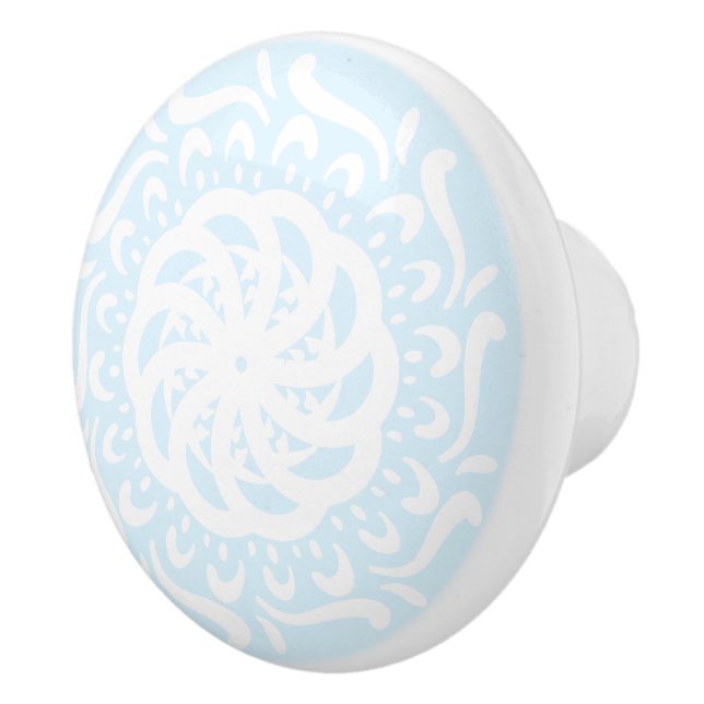 Pomo De Cerámica Mandala ártica (Derecha)