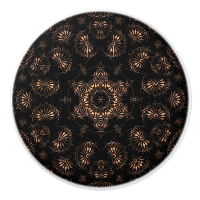 Pomo De Cerámica Mandala de la Edad de Bronce (Anverso)