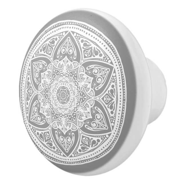 Pomo De Cerámica Mandala de piedra (Derecha)