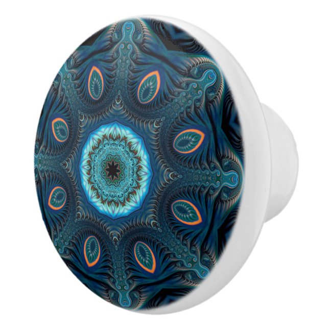 Pomo De Cerámica Mandala espacial misteriosa (Derecha)