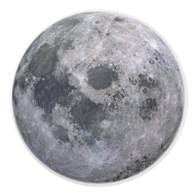 Pomo De Cerámica Manecilla de cajón de espacio lunar (Anverso)