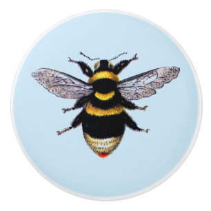 Pomo De Cerámica Manosee la abeja