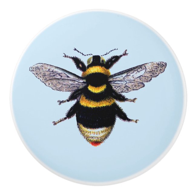 Pomo De Cerámica Manosee la abeja (Anverso)