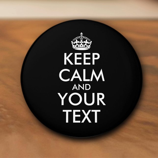 Pomo De Cerámica Mantener la calma y continuar - Crear el propio (Subido por el creador)