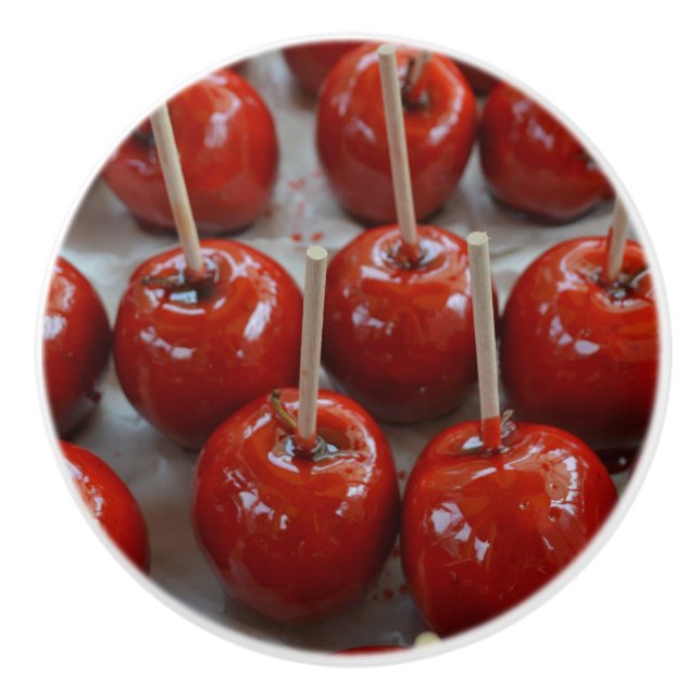 Pomo De Cerámica Manzanas de caramelo en Fantasyland (Anverso)