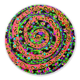 Pomo De Cerámica Mardi Gras