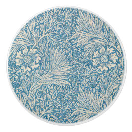 Pomo De Cerámica Marigoldes Azules (por William Morris)