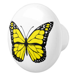 Pomo De Cerámica Mariposa