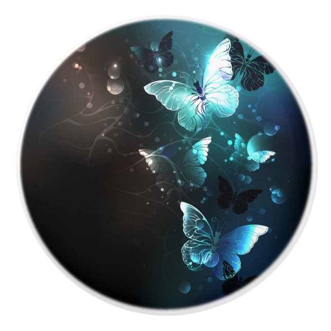 Pomo De Cerámica Mariposas nocturnas (Anverso)