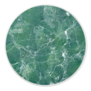 Pomo De Cerámica Mármol verde